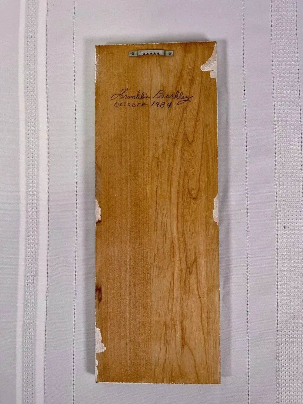 VTG Hand Carved Wood Rose Floral Wall Plaque Folk Mid Century Inspired 3D MCM
